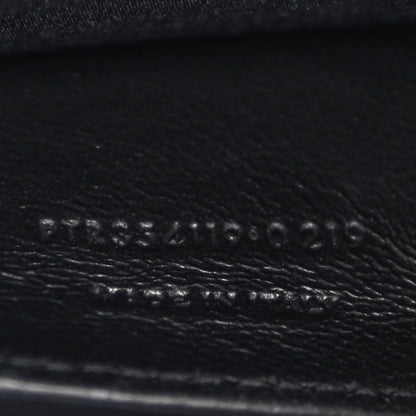 Saint Laurent Calfskin Crocodile Embossed Medium Classic Monogram Kate Tassel Satchel Black 7 of 11