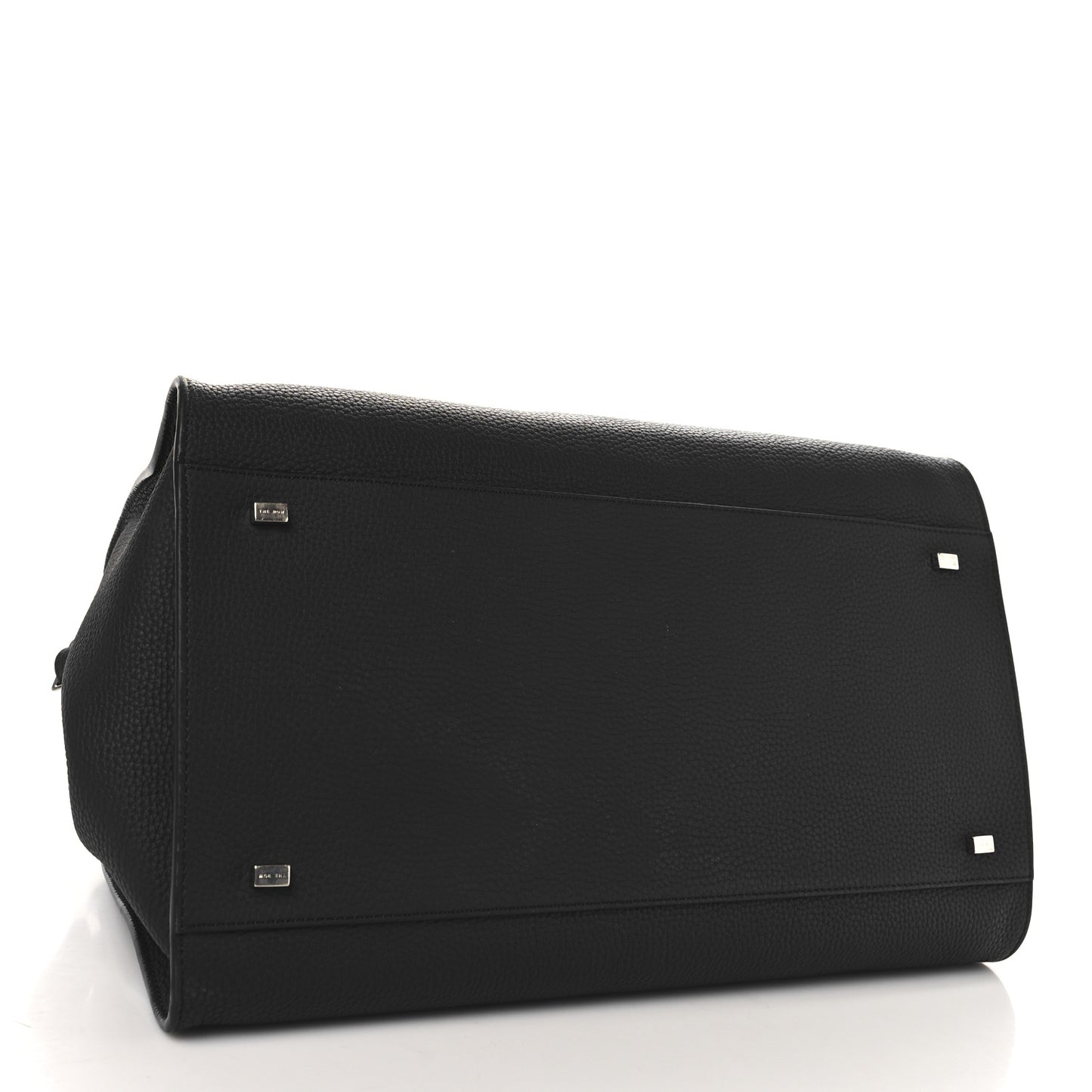 Matte Grained Calfskin Soft Margaux 15 Black