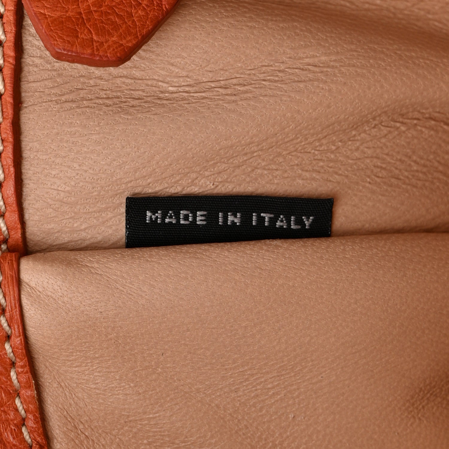 Prada Ostrich  Tote Cognac 7 of 13