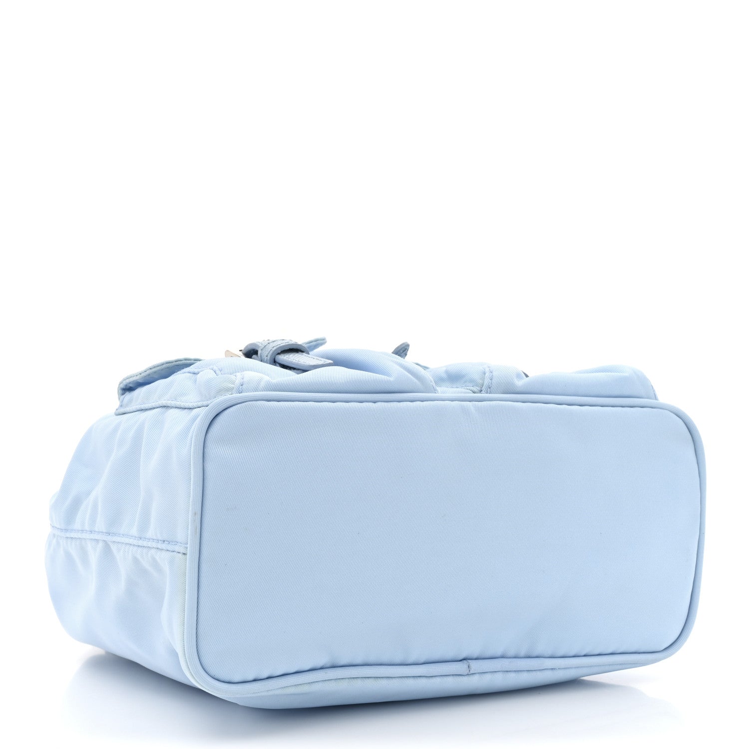 Prada Nylon Vela Mini Crossbody Backpack Light Blue 4 of 11