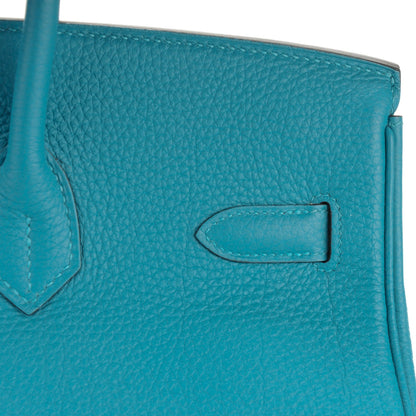 Hermes Togo Birkin 35 Turquoise 18 of 23