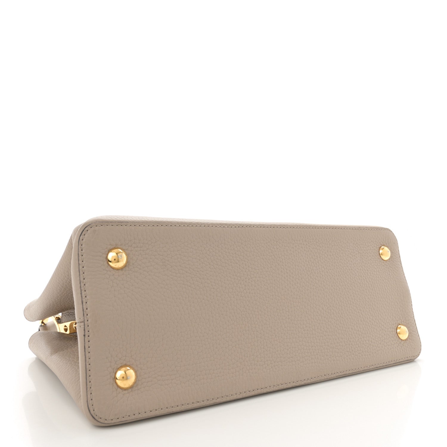 Louis Vuitton Taurillon Capucines MM Galet 4 of 14
