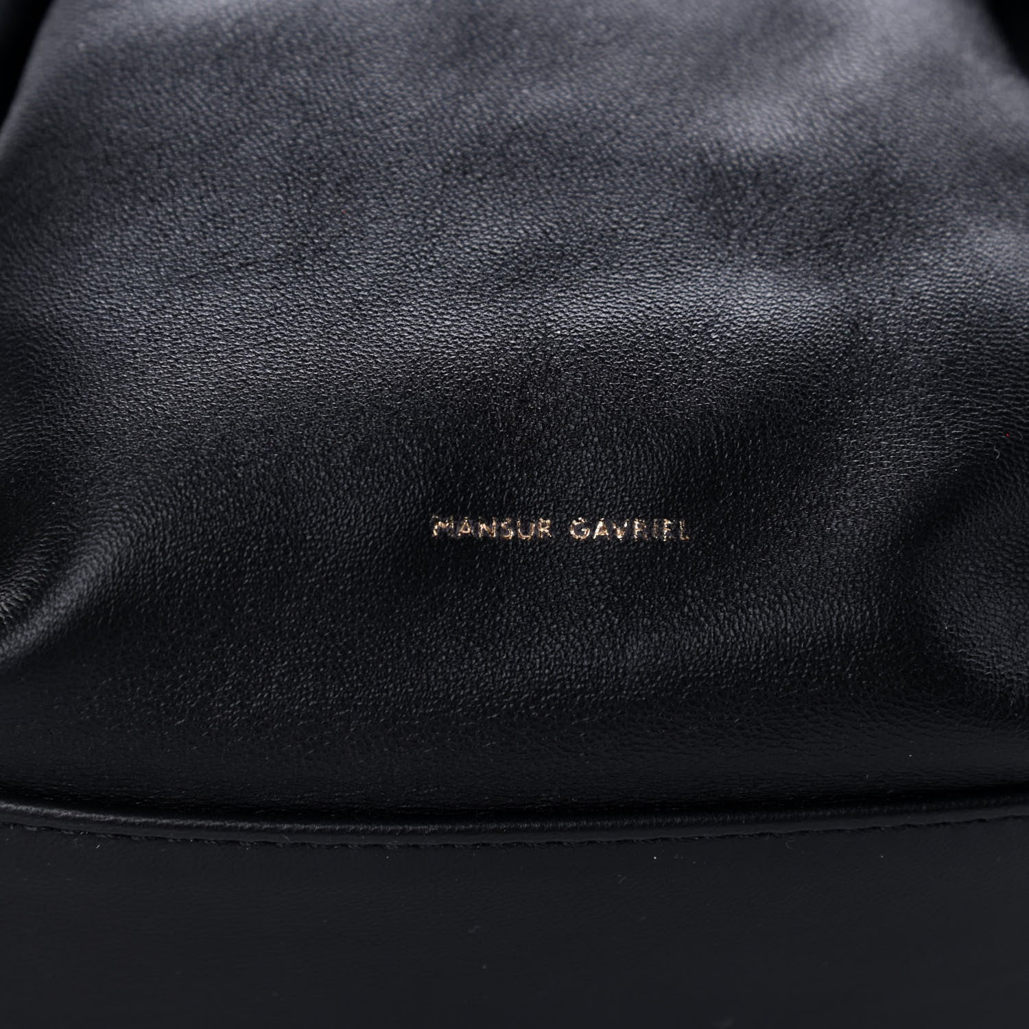Mansur Gavriel Lambskin Mini Protea Bag Black Flamma 7 of 10