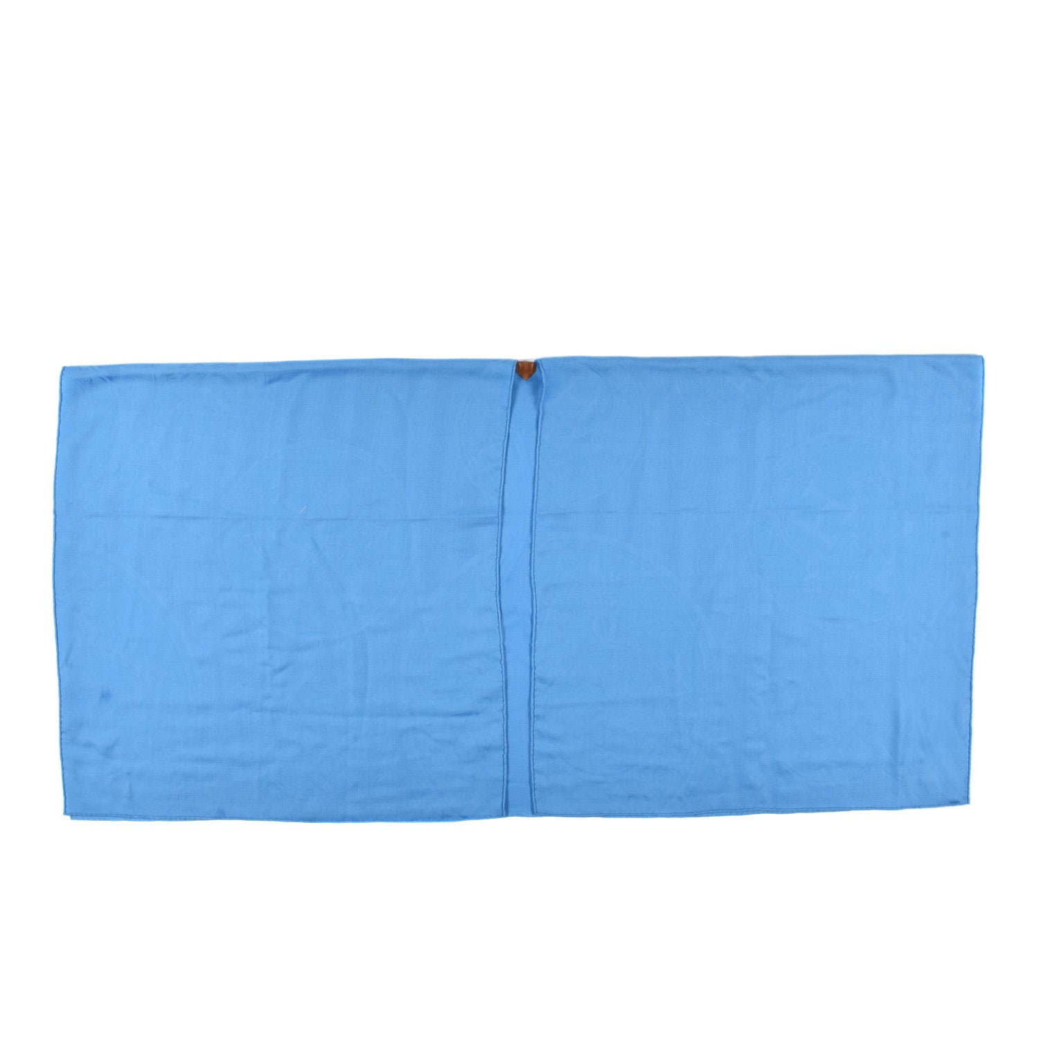 Hermes Cashmere Silk New Libris Poncho Bleu Azur 1 of 4