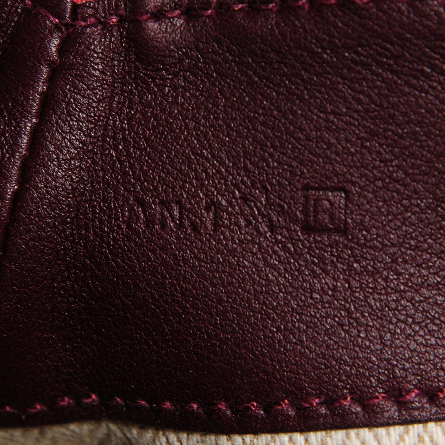 Milo Lambskin Swift Calfskin Tohubohu Pouch GM Rose Jaipur Prune