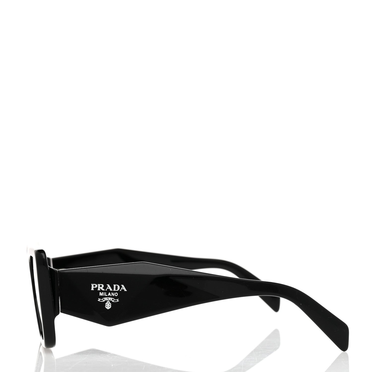 Prada Acetate Symbole Sunglasses SPR 08Y Black 3 of 9