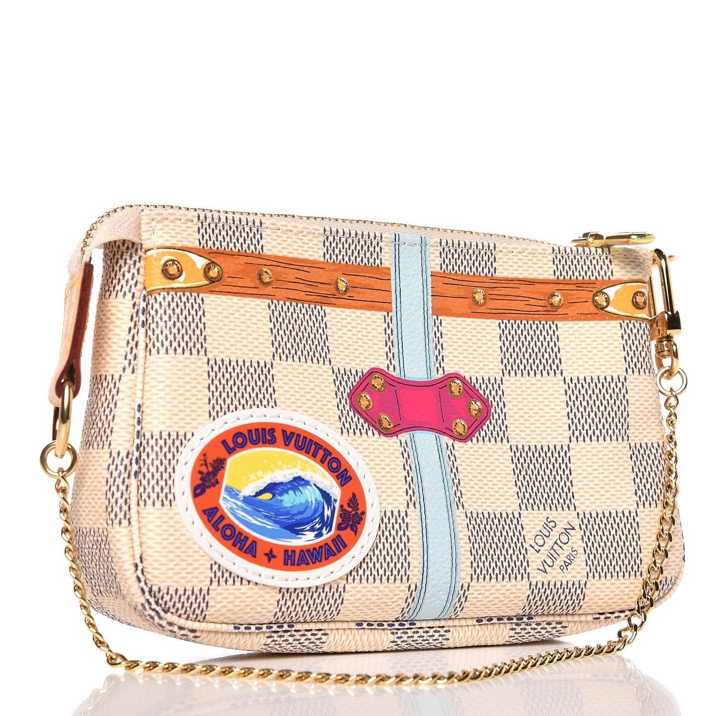 Damier Azur Summer Trunks Hawaii Mini Pochette Accessories