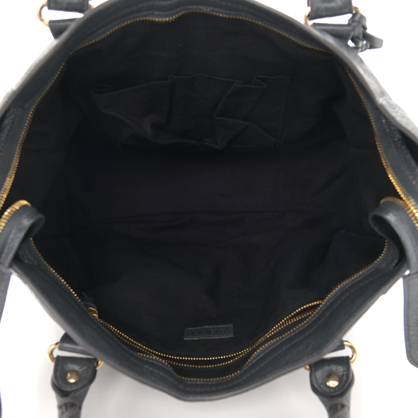 Agneau Classic Gold Hardware City Gris Fossile Anthracite