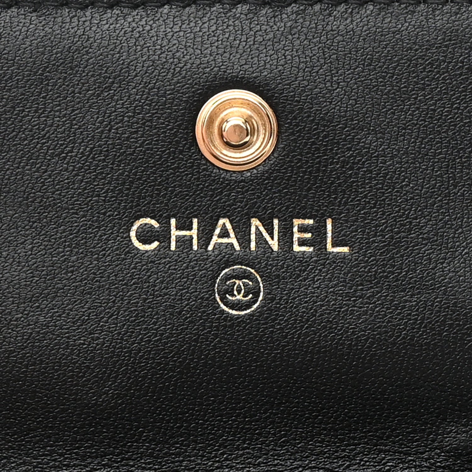 Chanel Lambskin Quilted Pearl Crown Clutch With Chain Black 7 of 12