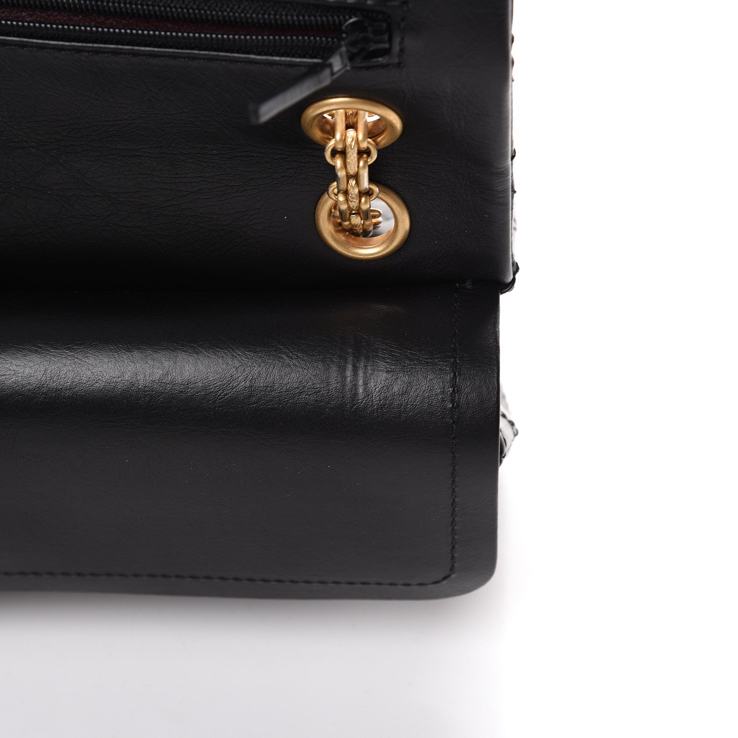 Chanel Aged Calfskin Quilted 2.55 Reissue 225 Flap Black 7 of 14