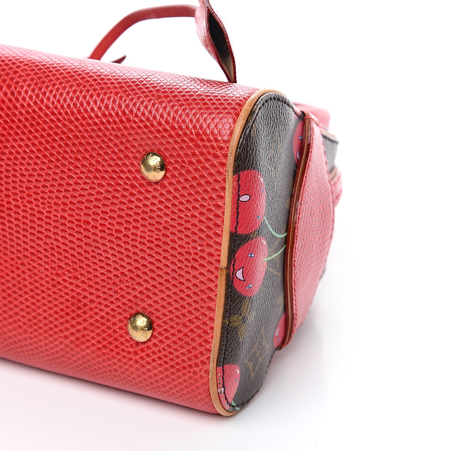 Louis Vuitton Lizard Monogram Cerises Neo Deauville 7 of 9