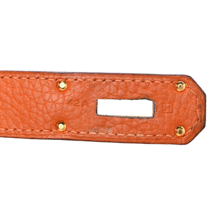 Hermes Taurillon Clemence JPG Birkin 42 Orange 7 of 24