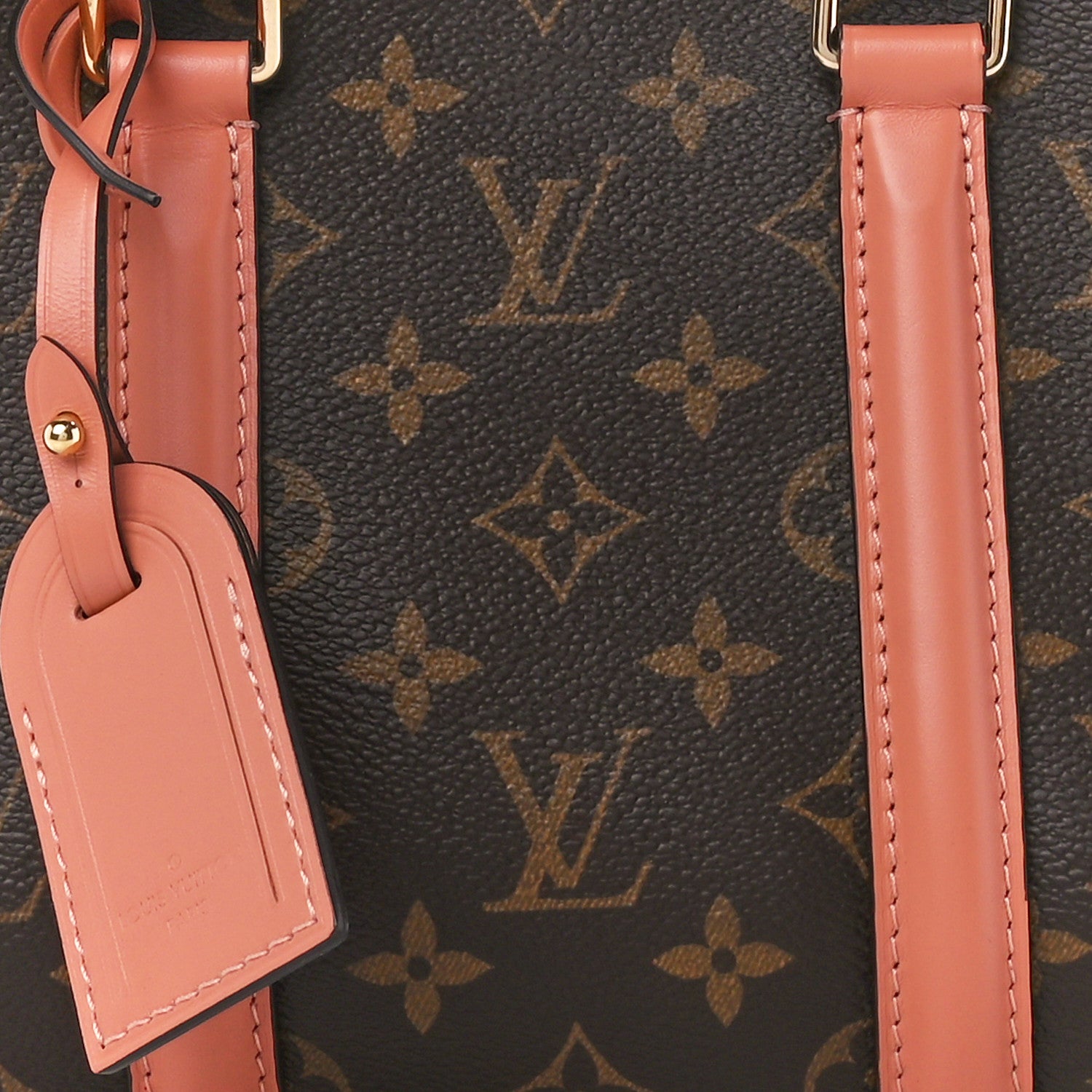 Louis Vuitton Monogram Soufflot BB Peach 10 of 12