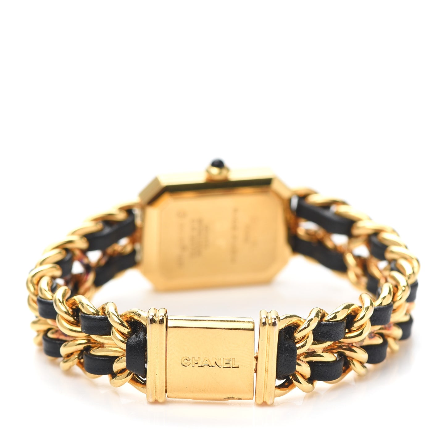 Stainless Steel Lambskin 20mm Chain Premiere Quartz Watch Gold L
