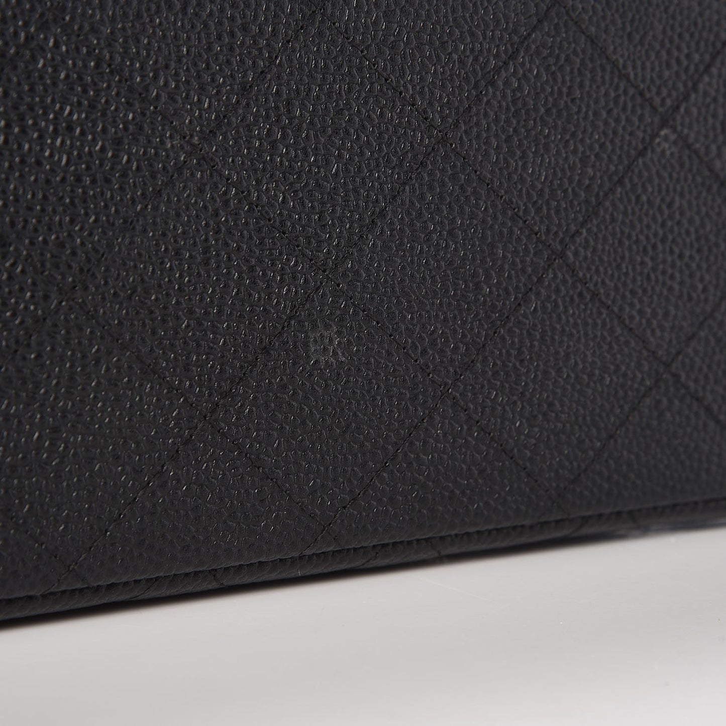 Caviar Quilted Maxi Double Flap Black