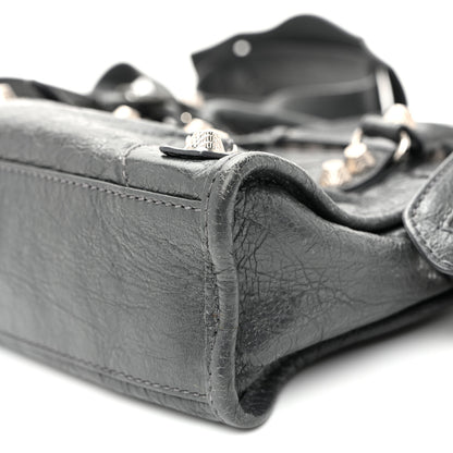 Balenciaga Agneau Giant 12 Silver Hardware Mini City Gris Fossile 11 of 11