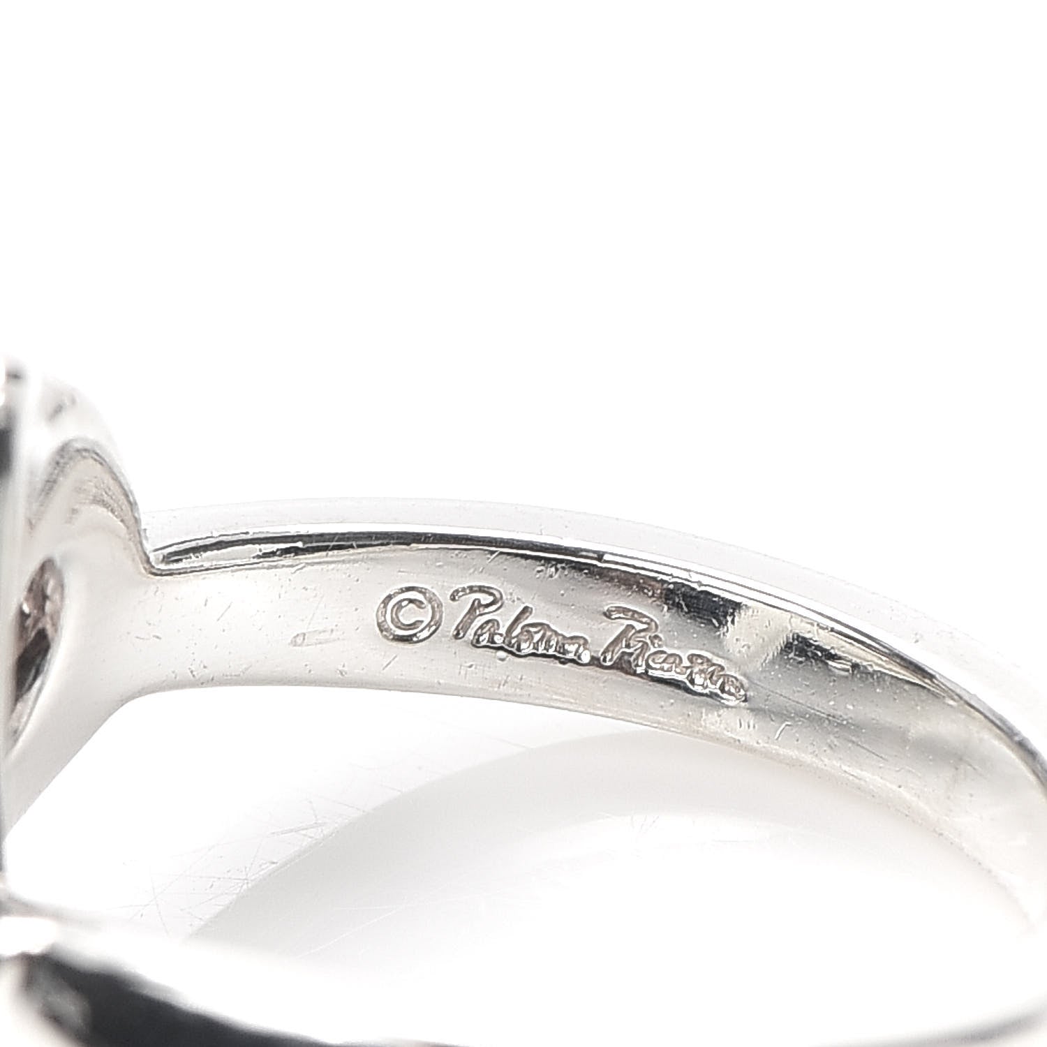 Tiffany Sterling Silver Paloma Picasso Loving Heart Ring 50 5.5 4 of 5