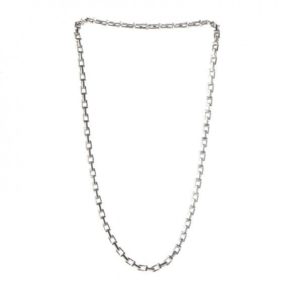 Sterling Silver Interchangeable T Chain Necklace