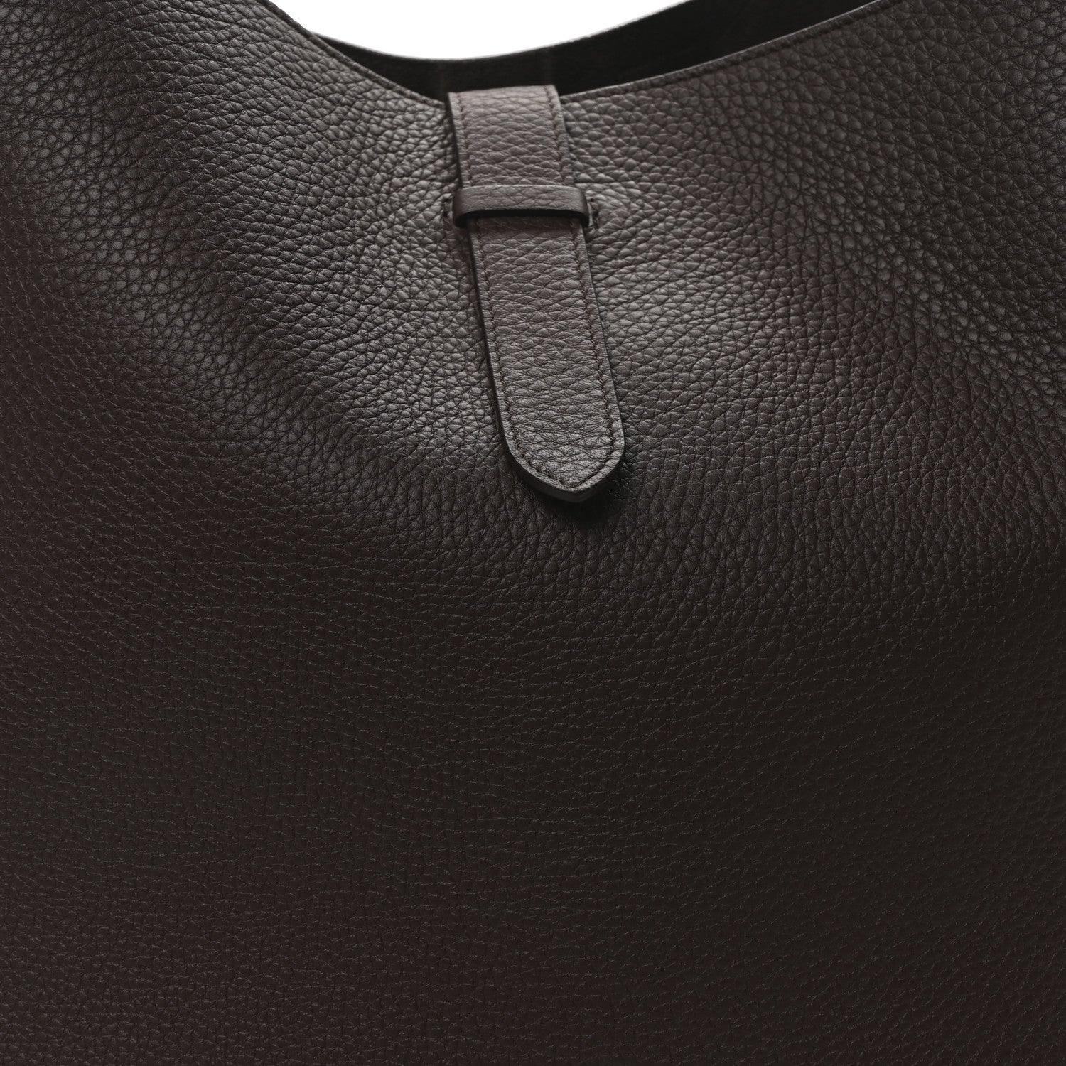 The Row Grained Calfskin Blake Hobo Acajou 8 of 10