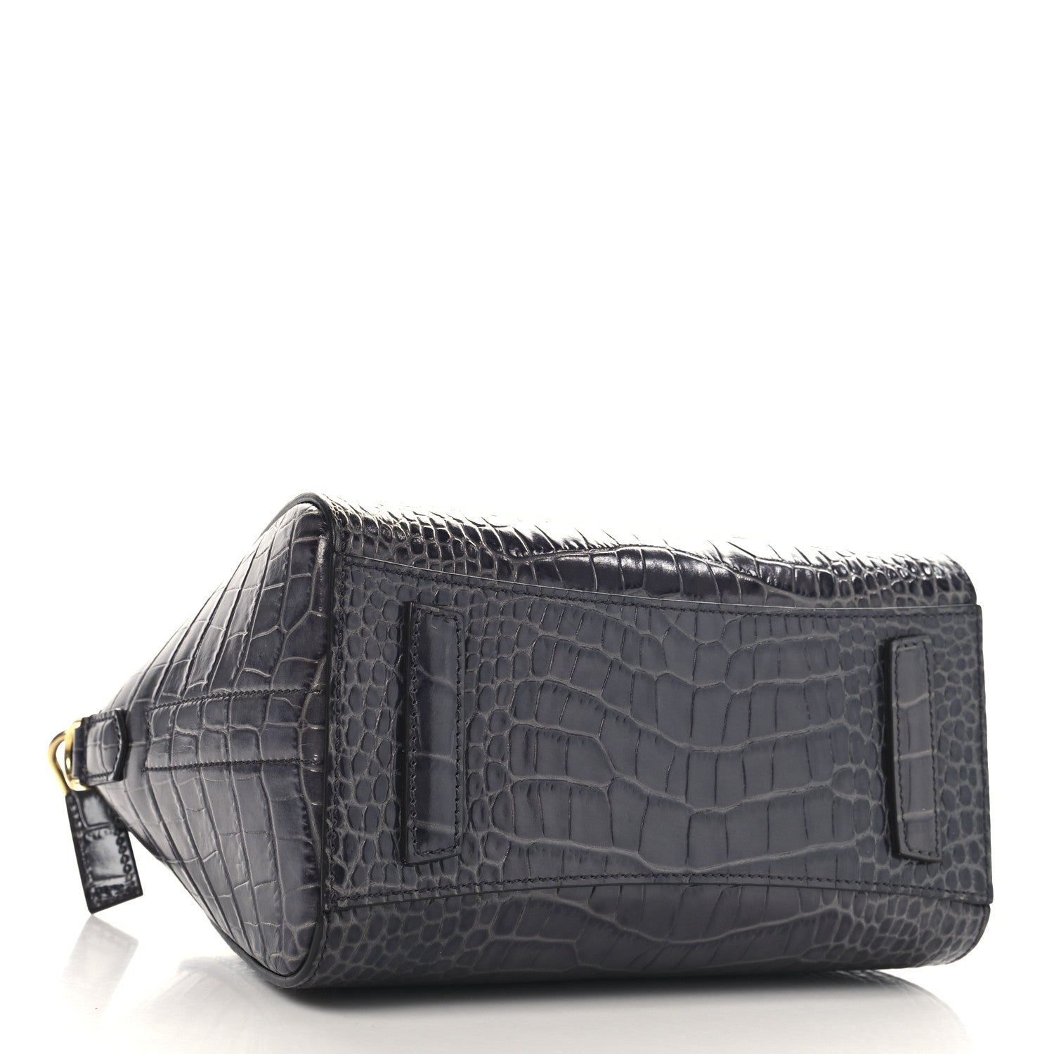 Givenchy Calfskin Crocodile Embossed Mini Antigona Storm Grey 4 of 10