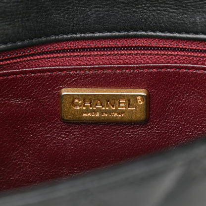 Chanel Calfskin Quilted Rock The Corner Flap Black 7 of 12