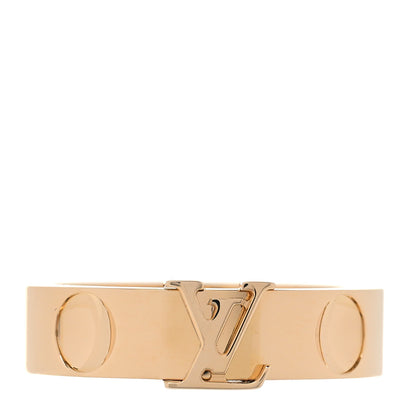 Louis Vuitton 18K Yellow Gold Empreinte LV Ring 54 7 1 of 6