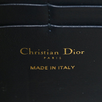 Christian Dior Oblique Saddle Chain Pouch Blue 6 of 9