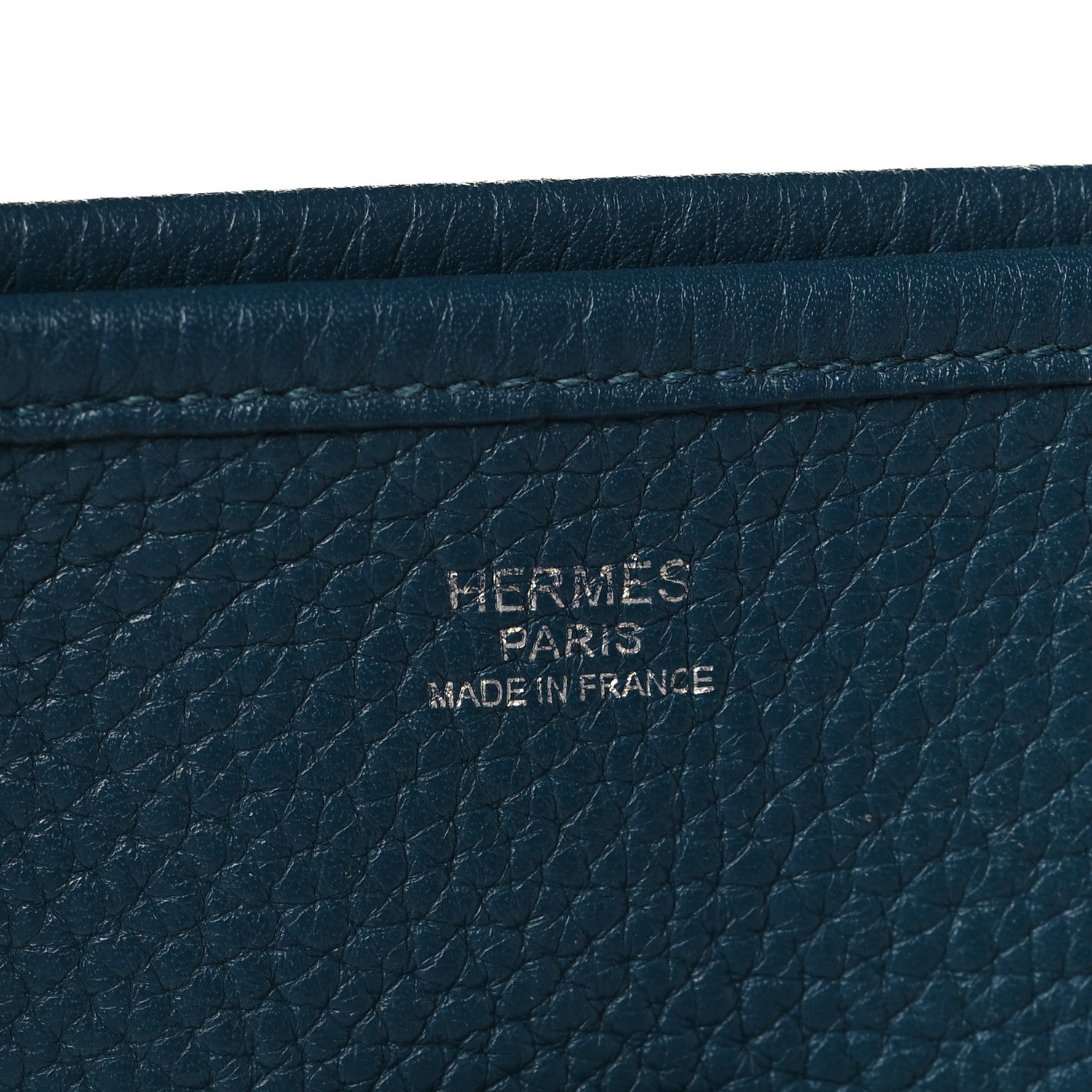 Hermes Taurillon Clemence Amazone Evelyne III GM Colvert Turquoise 6 of 10