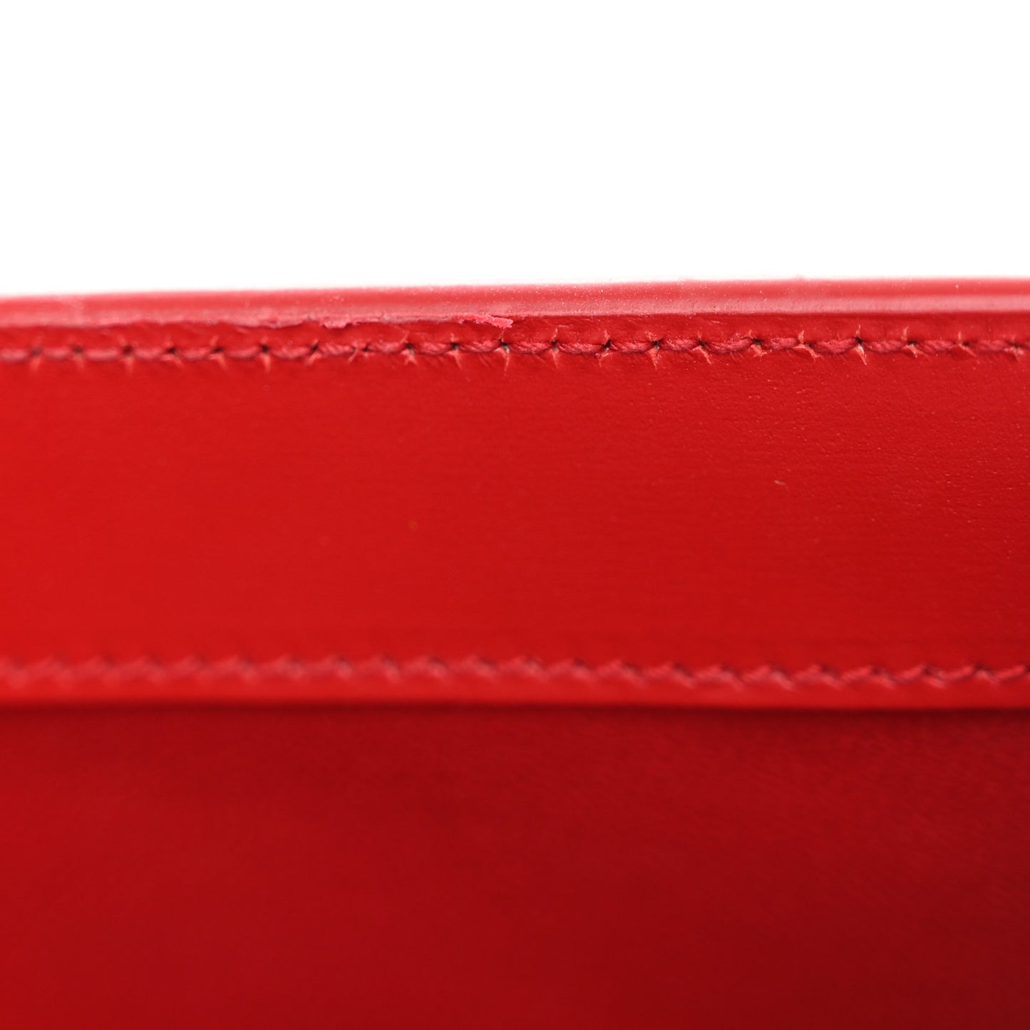 Smooth Calfskin Manhattan Shoulder Bag Rouge Eros