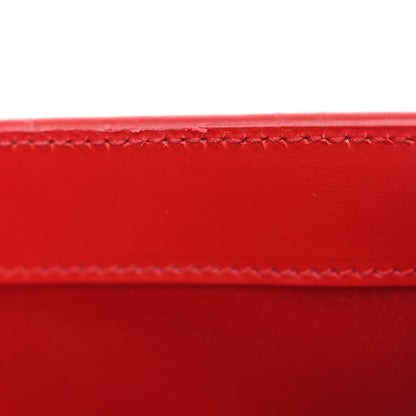 Saint Laurent Smooth Calfskin Manhattan Shoulder Bag Rouge Eros 11 of 12