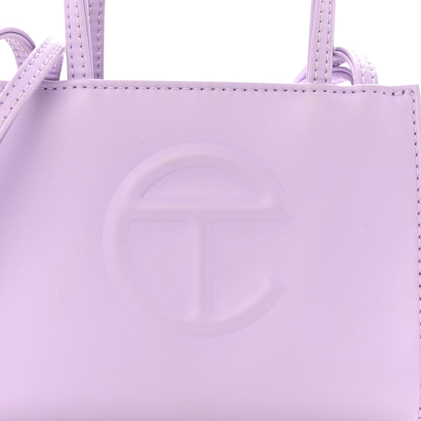 Vegan Leather Small Shopping Bag Lavender