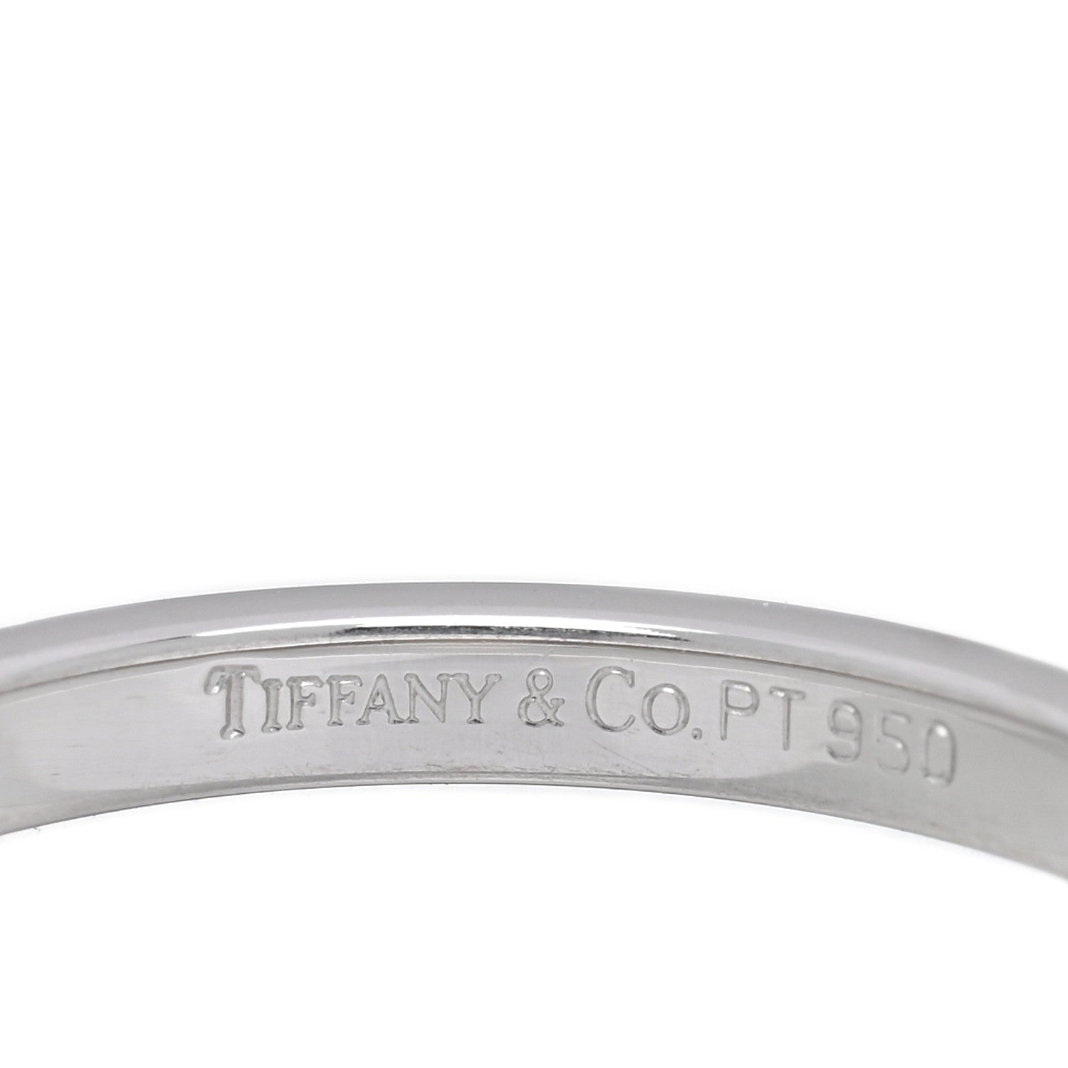 Tiffany Platinum 2mm Milgrain Wedding Band Ring 49 5 4 of 4