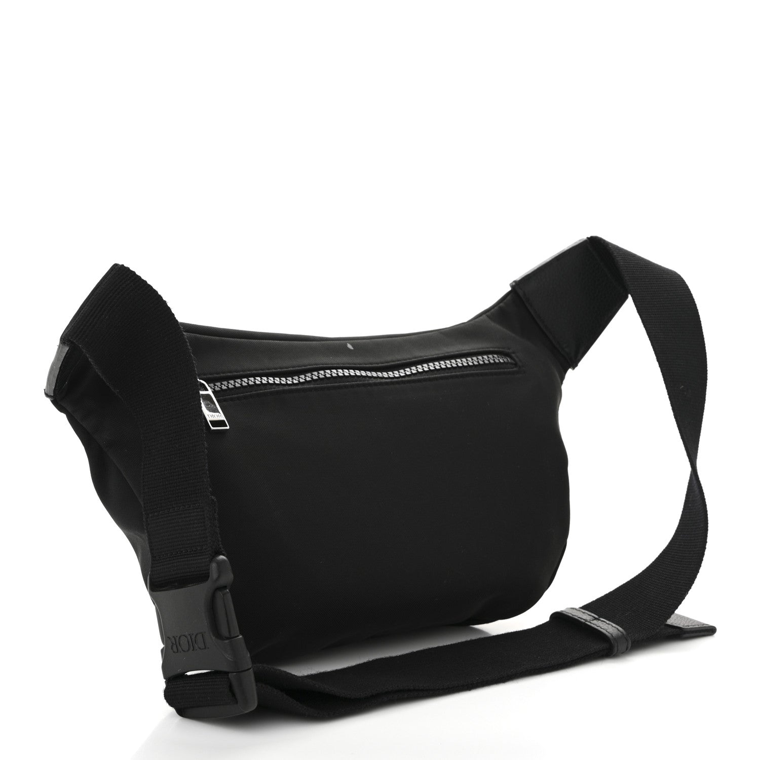 Christian Dior X KAWS Nylon Calfskin Bee Belt Bag Black 3 of 12