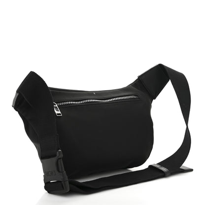 Christian Dior X KAWS Nylon Calfskin Bee Belt Bag Black 3 of 12