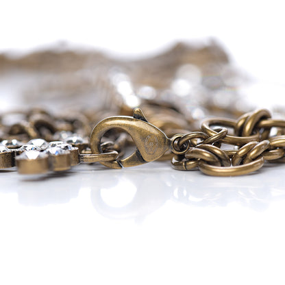 Chanel Crystal City of Lights Letter Chain Belt Gold 3 of 3