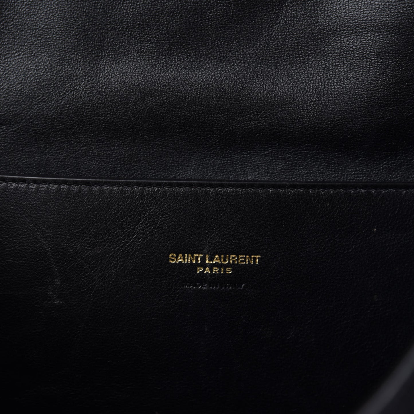 Smooth Calfskin Suede Medium Reversible Monogram Kate Satchel Black