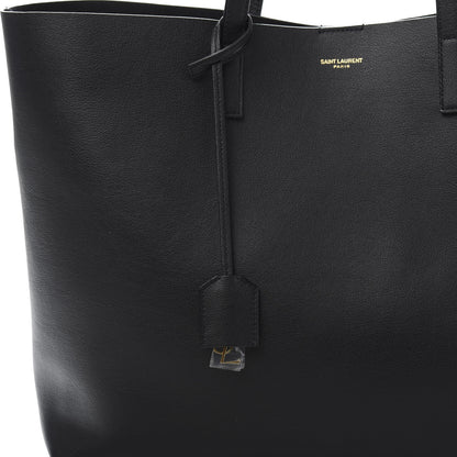 Saint Laurent Calfskin Large Shopping Tote Black 13 of 14