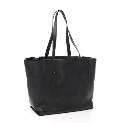 Chloe Smooth Calfskin Medium Milo Shopping Tote Black 2 of 8