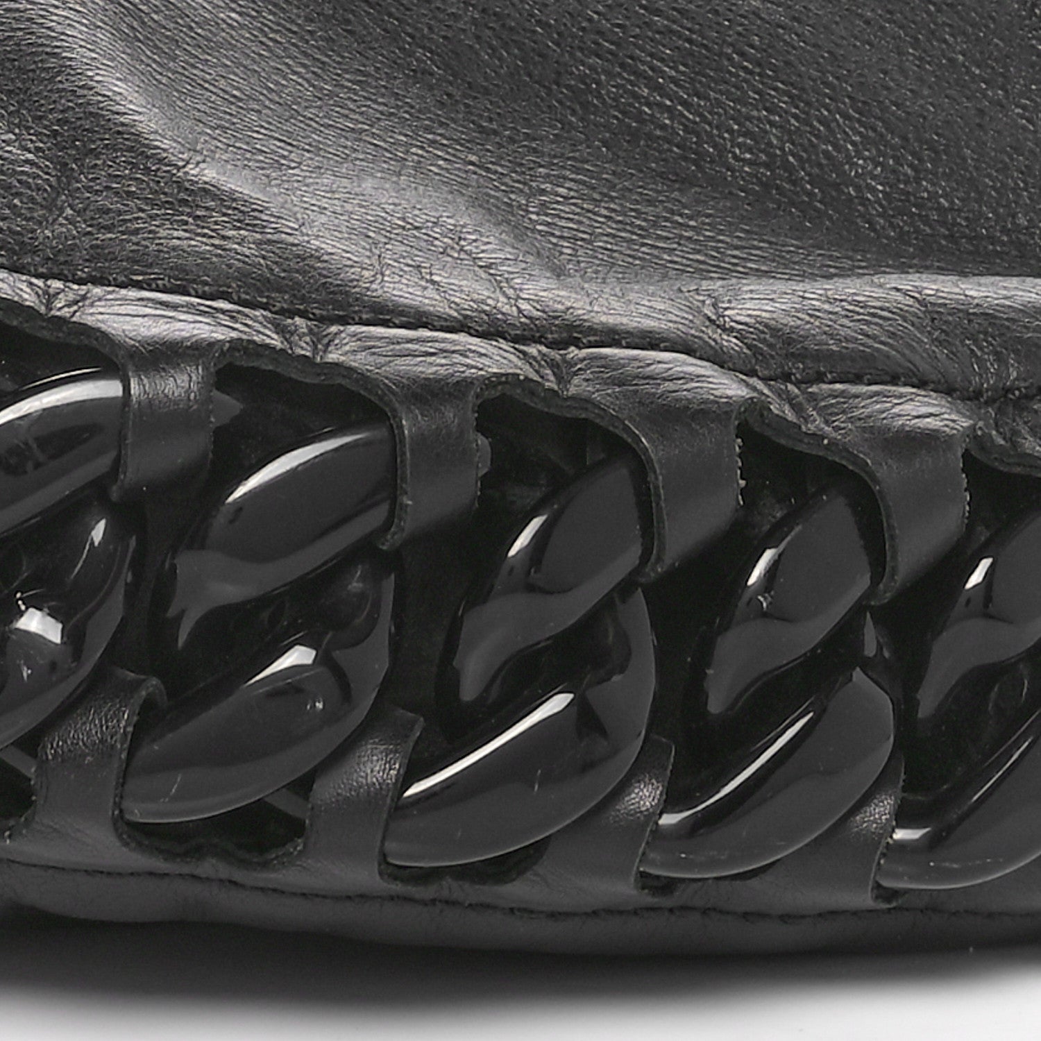 Chanel Calfskin Modern Chain Rhodoid Hobo Black 10 of 11