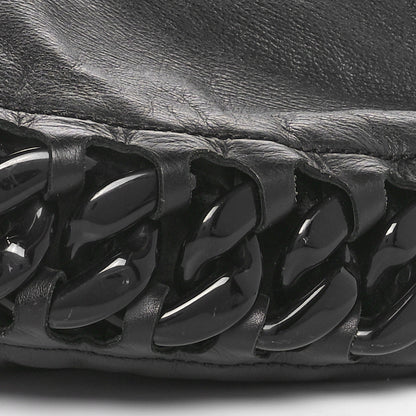 Chanel Calfskin Modern Chain Rhodoid Hobo Black 10 of 11