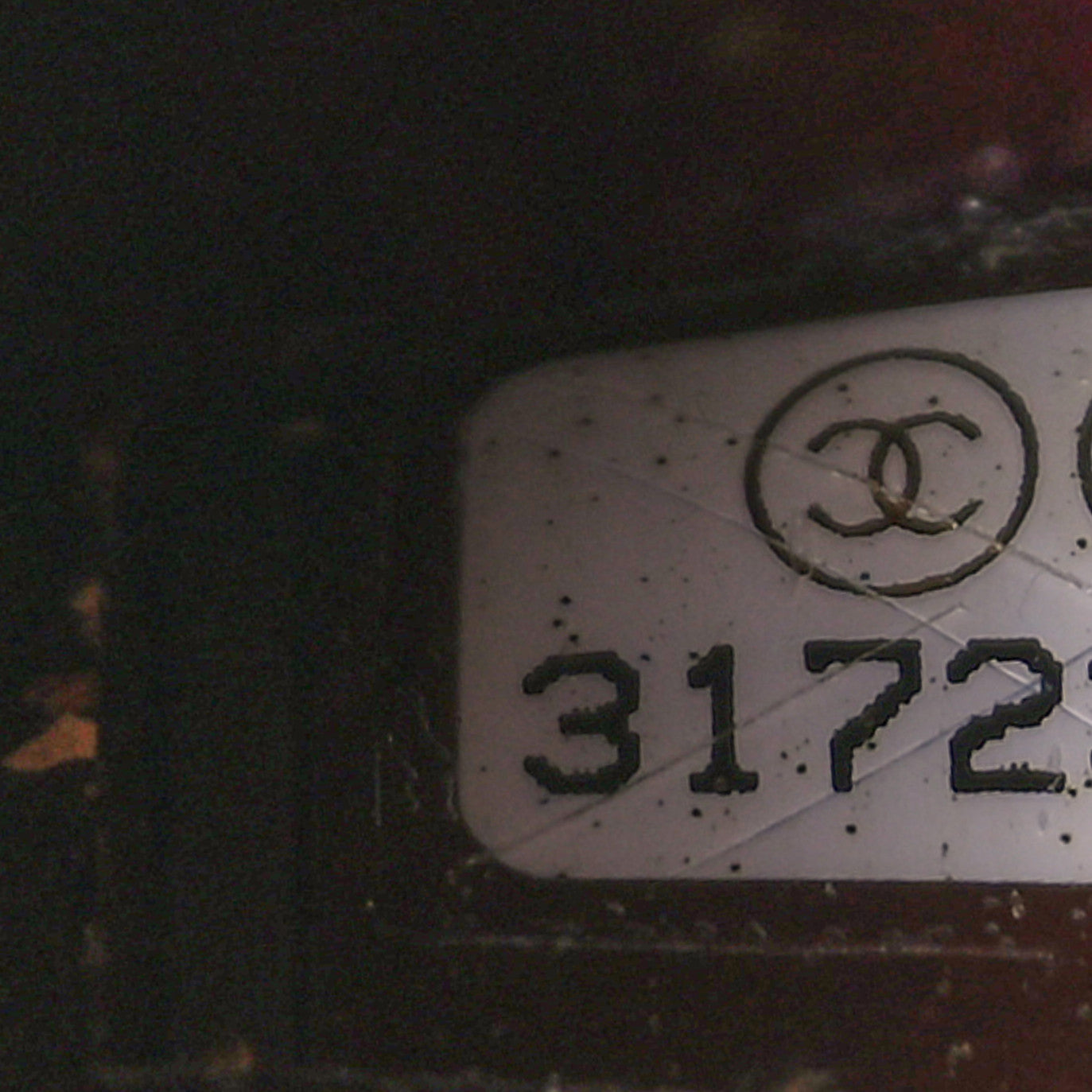 Chanel Lambskin Quilted Small Curvy Pouch Cosmetic Case Black 7 of 9