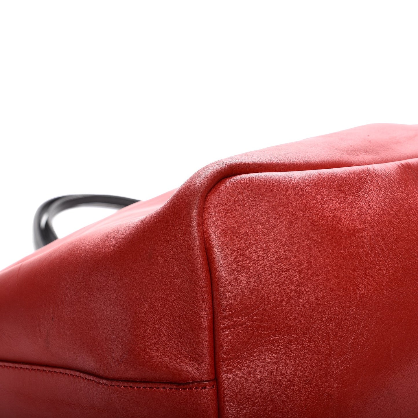 Calfskin Large Antigona Tote Red Black