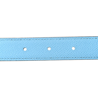 Hermes Epsom Swift Enamel 24mm Belt 70 28 Bleu Brume Celeste 2 of 6