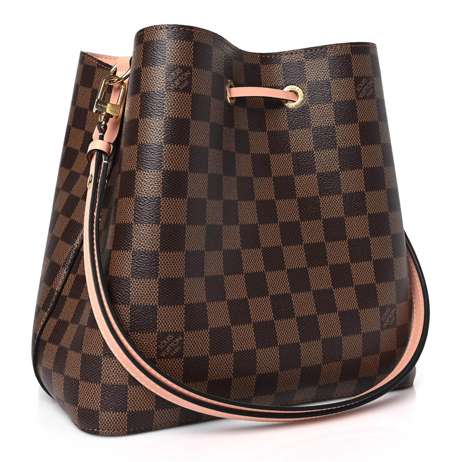 Louis Vuitton Damier Ebene Neonoe MM Venus Pink 3 of 8