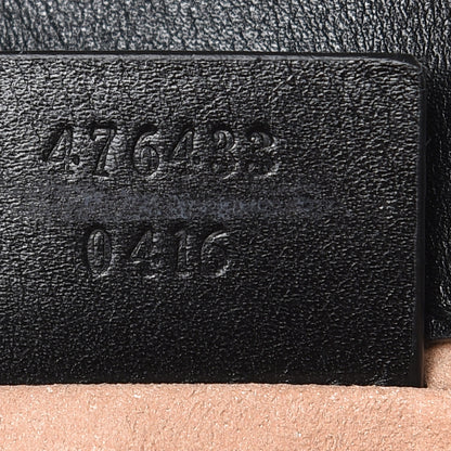 Gucci Calfskin Matelasse Super Mini GG Marmont Shoulder Bag Black 7 of 12