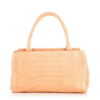 Nancy Gonzalez Crocodile Frame Bag Peach 1 of 7
