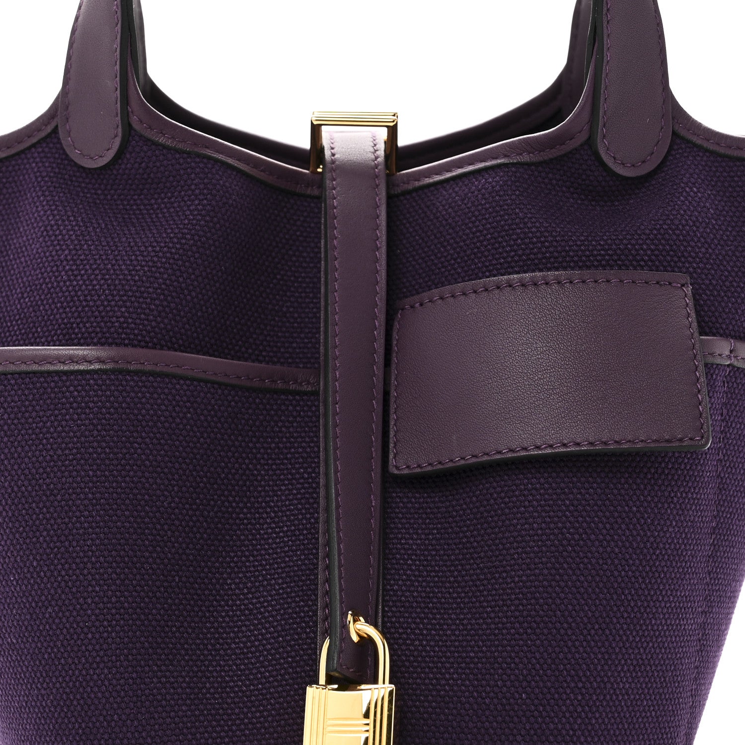Hermes Toile Goeland Swift Cargo Picotin Lock 18 Raisin Cassis 8 of 10