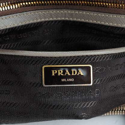 Prada Saffiano Medium Galleria Double Zip Tote Argilla 6 of 12