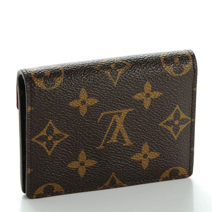 Louis Vuitton Monogram Compact Marie Wallet Rouge 3 of 7