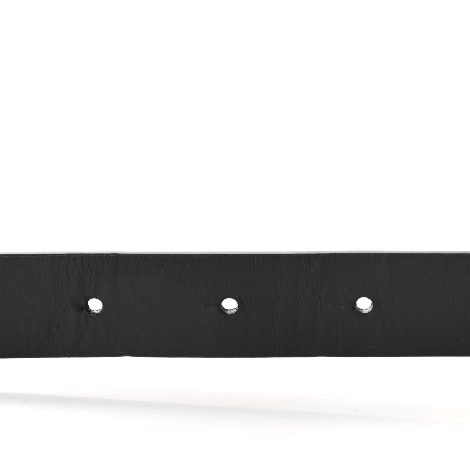 Chanel Calfskin Crystal Peace Sign Emoji Belt 75 30 Black 3 of 7